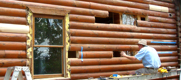 Log Home Repair Cook County, Georgia