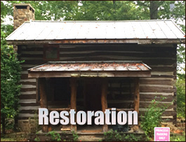 Historic Log Cabin Restoration  Cook County, Georgia